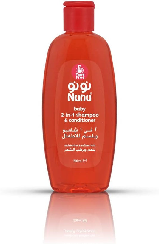 Nunu 2*1 Shampoo & Conditioner For Kids 200Ml